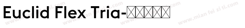 Euclid Flex Tria字体转换